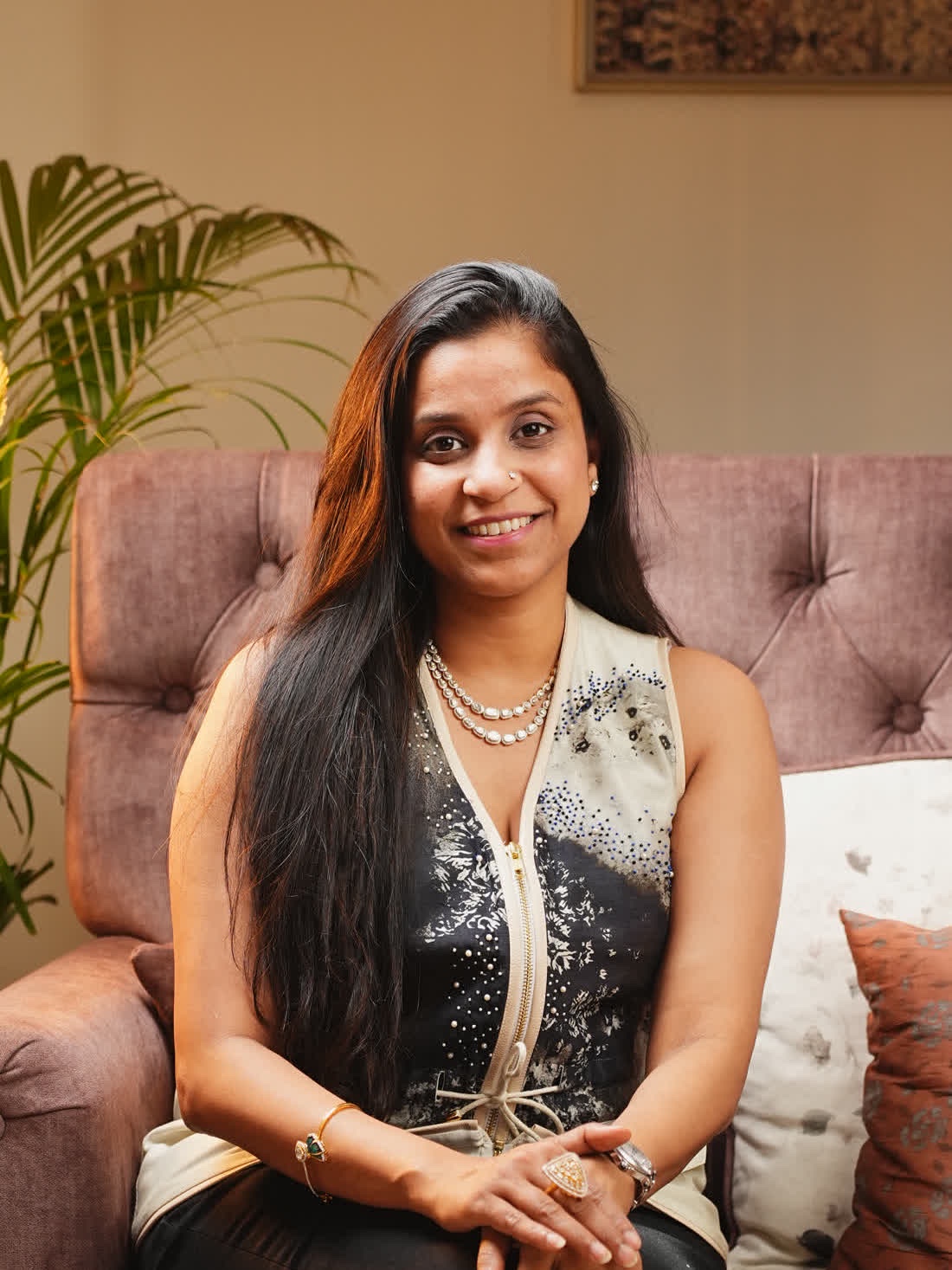 Chetna, founder of Saanjh Jewells