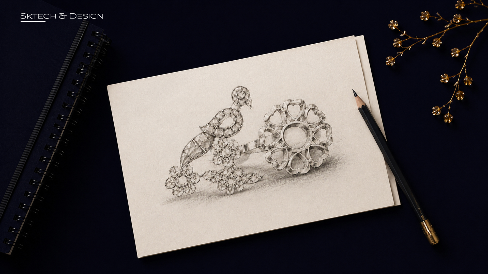 Sketch & design — the journey at Saanjh Jewells