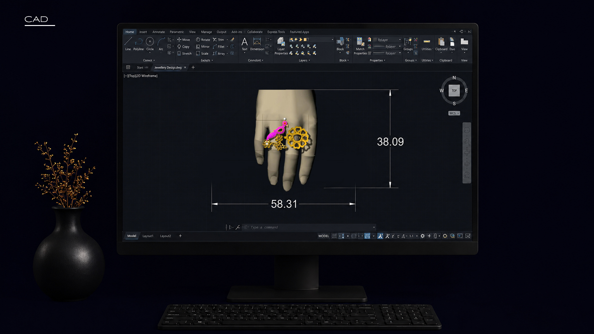 CAD — the journey at Saanjh Jewells