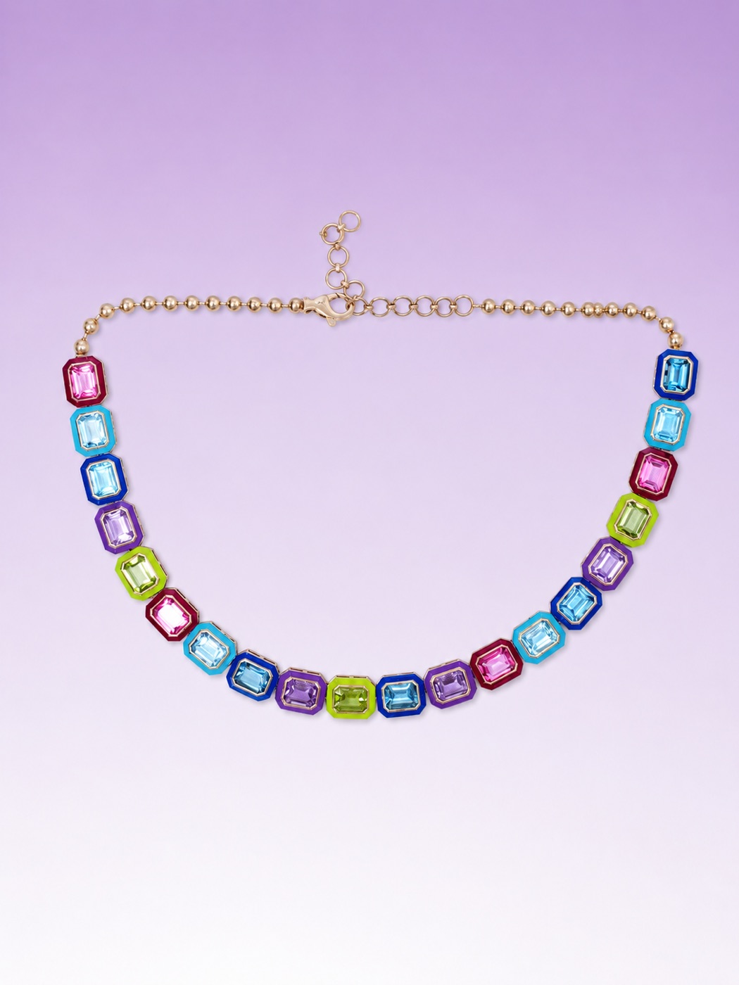 Spectrum Ribbon Necklace