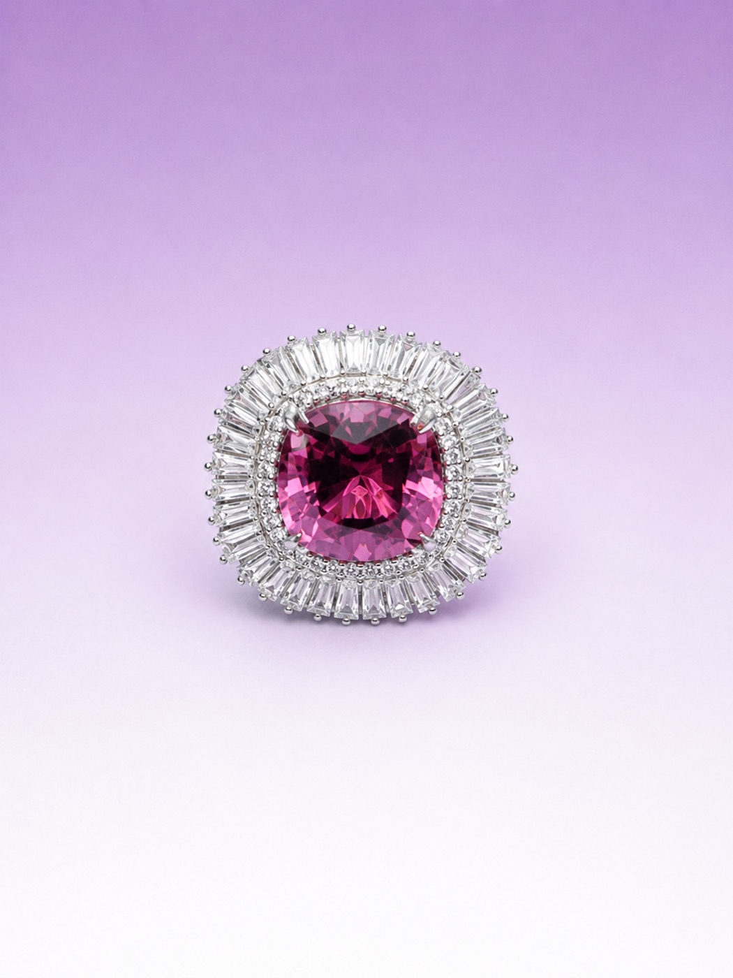 Rubellite Ballerina Ring