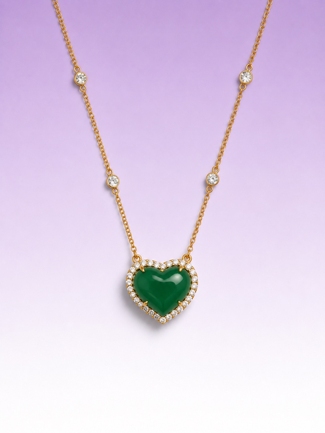 Emerald Heart Pendant